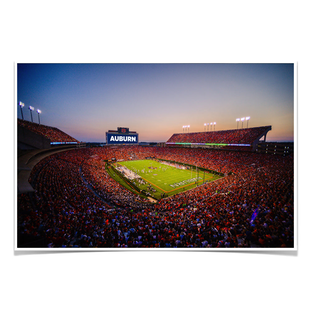 Auburn Tigers - Auburn's Jordan Hare Stadium - College Wall Art #Canavas