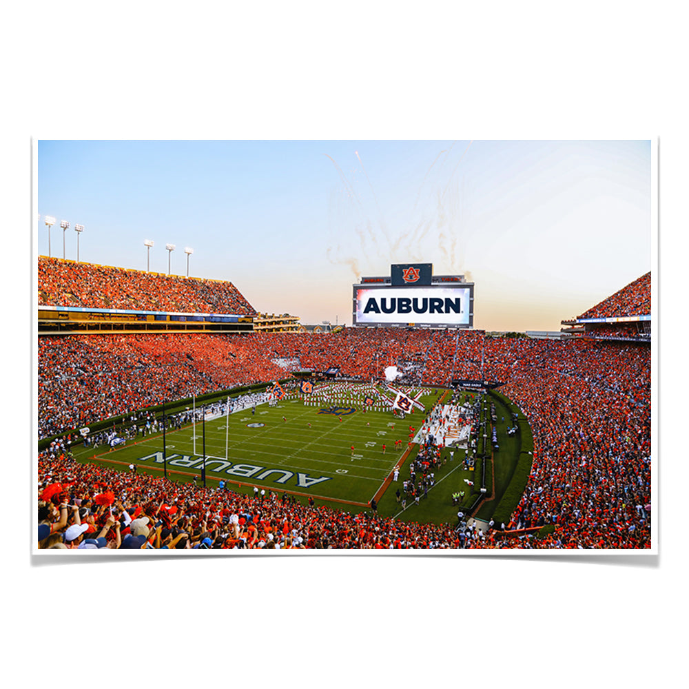 Auburn Tigers - Auburn Orange - College Wall Art #Canvas