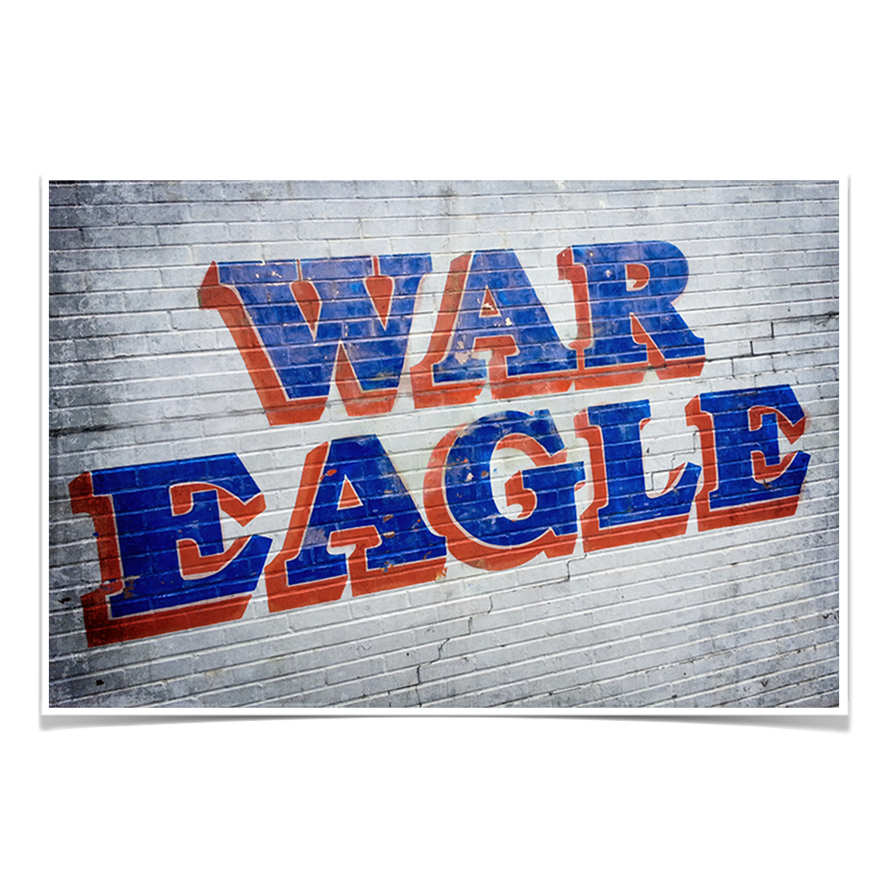 Auburn Tigers - War Eagle Wall - College Wall Art #Canvas