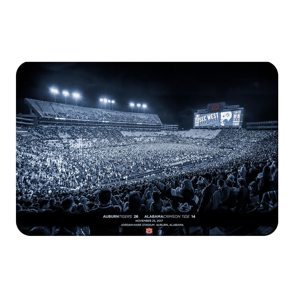 Auburn Tigers - SEC West Champions Monotone - College Wall Art#Canvas