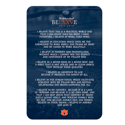 Auburn Tigers - Auburn Creed - College Wall Art#PVC