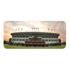 Auburn Tigers - Sunset at Jordan-Hare Panoramic - College Wall Art #PVC