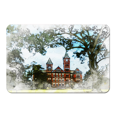 Auburn Tigers - Samford Watercolor -College Wall Art #PVC