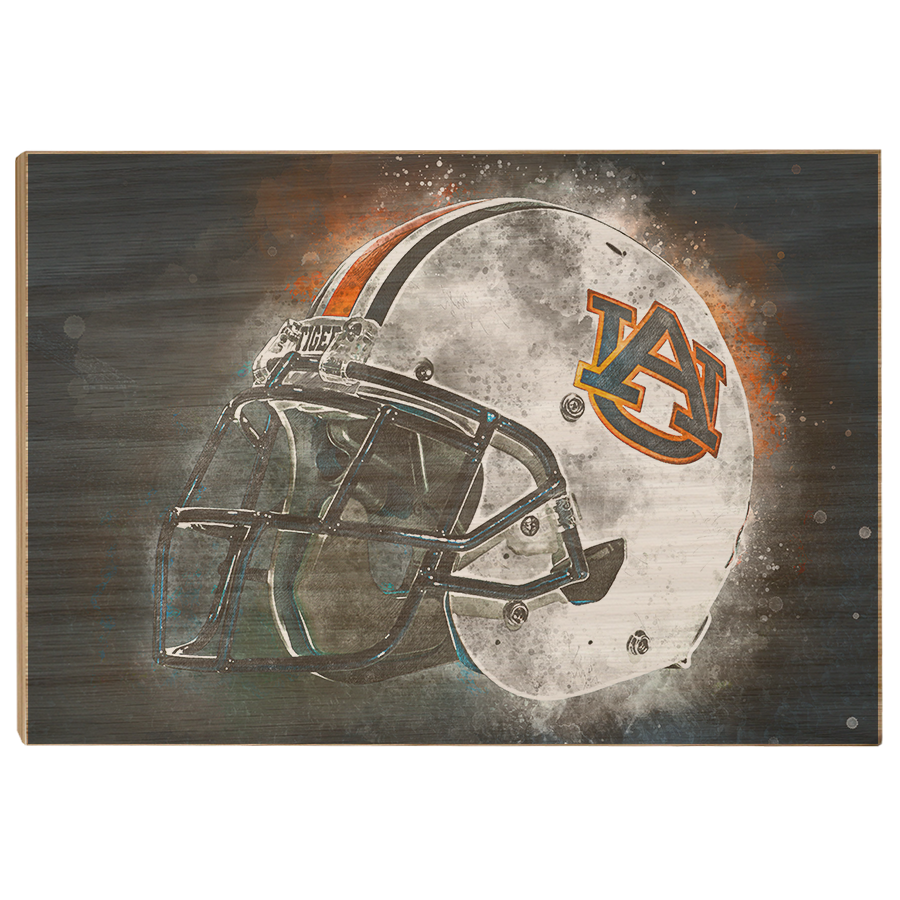Auburn Tigers - Auburn Helmet - College Wall Art#Canvas