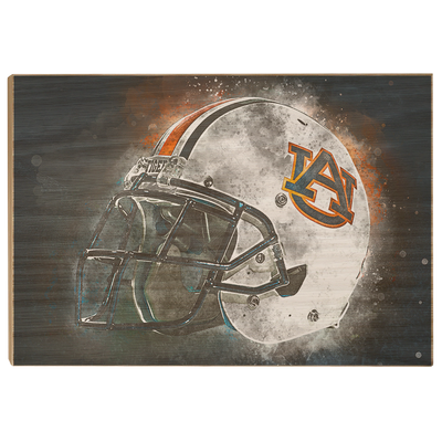 Auburn Tigers - Auburn Helmet - College Wall Art#Wood