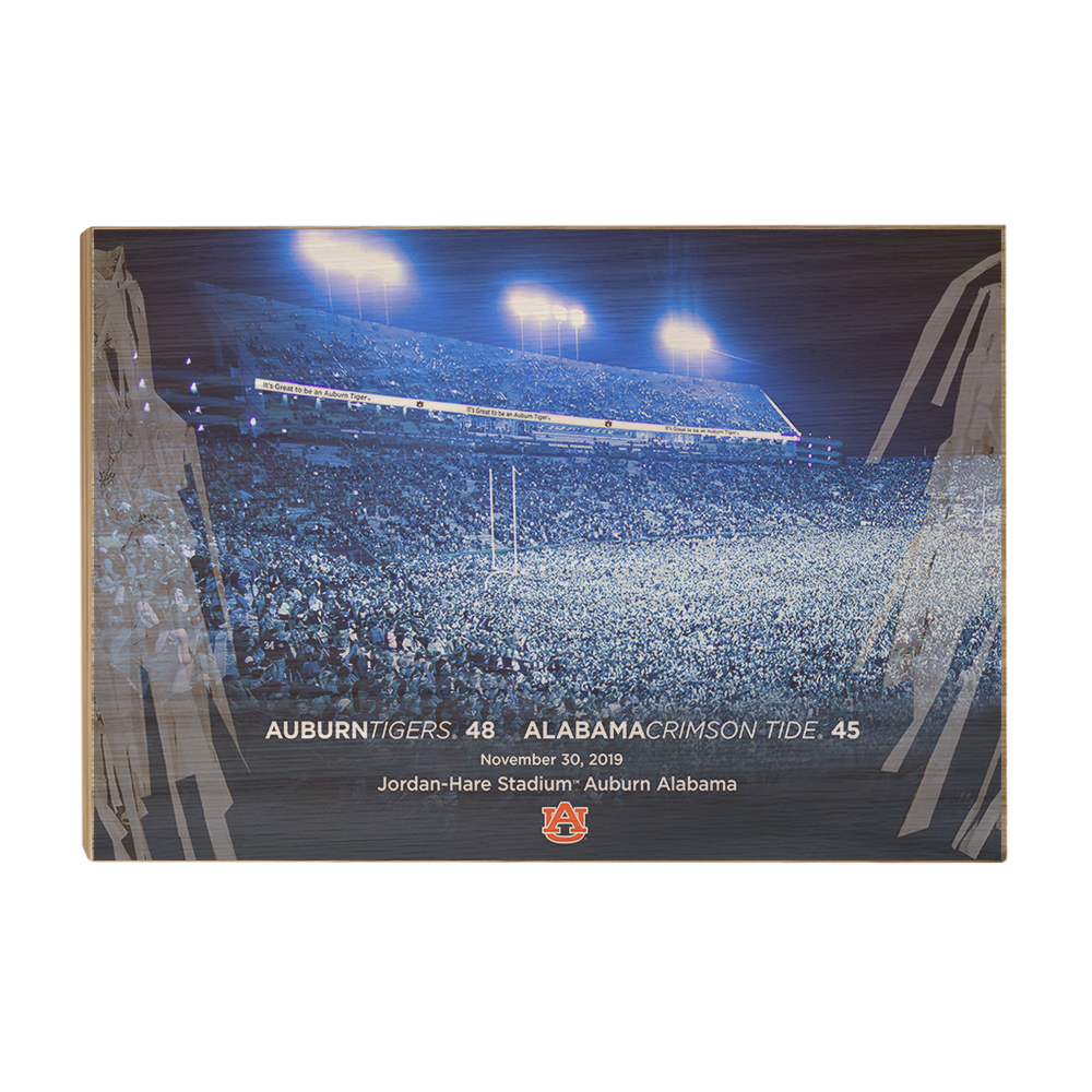 Auburn Tigers - Iron Bowl Win - College Wall Art#Canvas