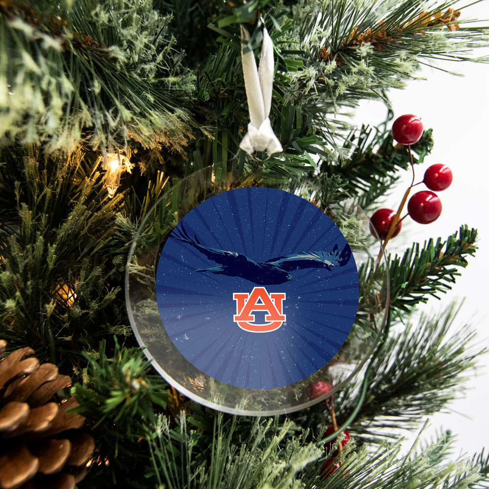 Auburn Tigers - Retro Auburn War Eagle Ornament & Bag Tag