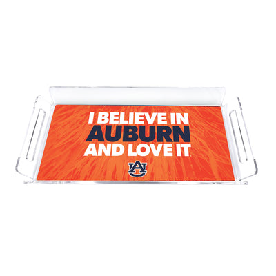 Auburn Tigers - I Believe In Auburn Decorative Tray