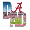 Alabama Crimson Tide - Alabama Dad Bag Tag