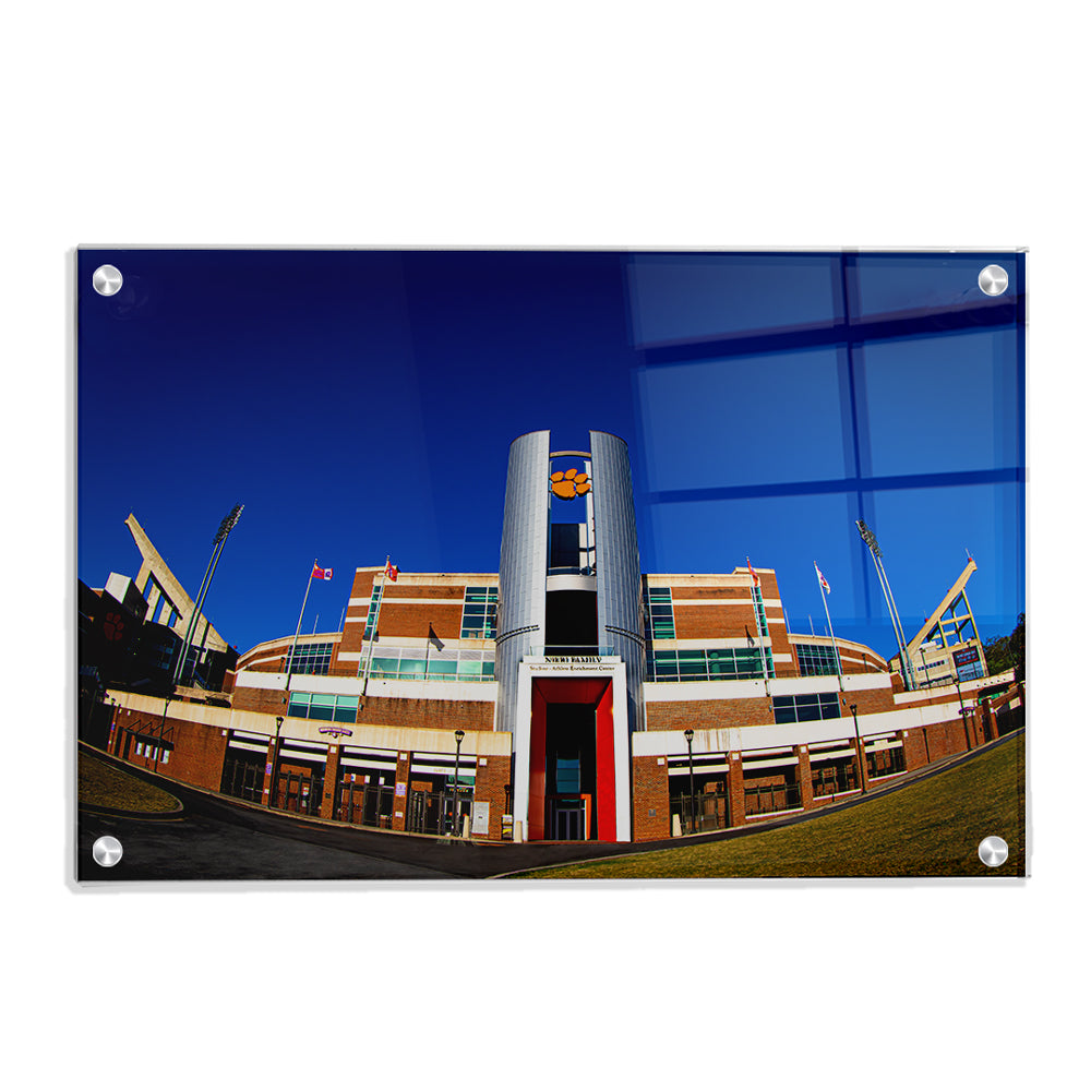 Clemson Tigers - Nieri Family Student Athletic Enrichment Center - College Wall Art #Canvas