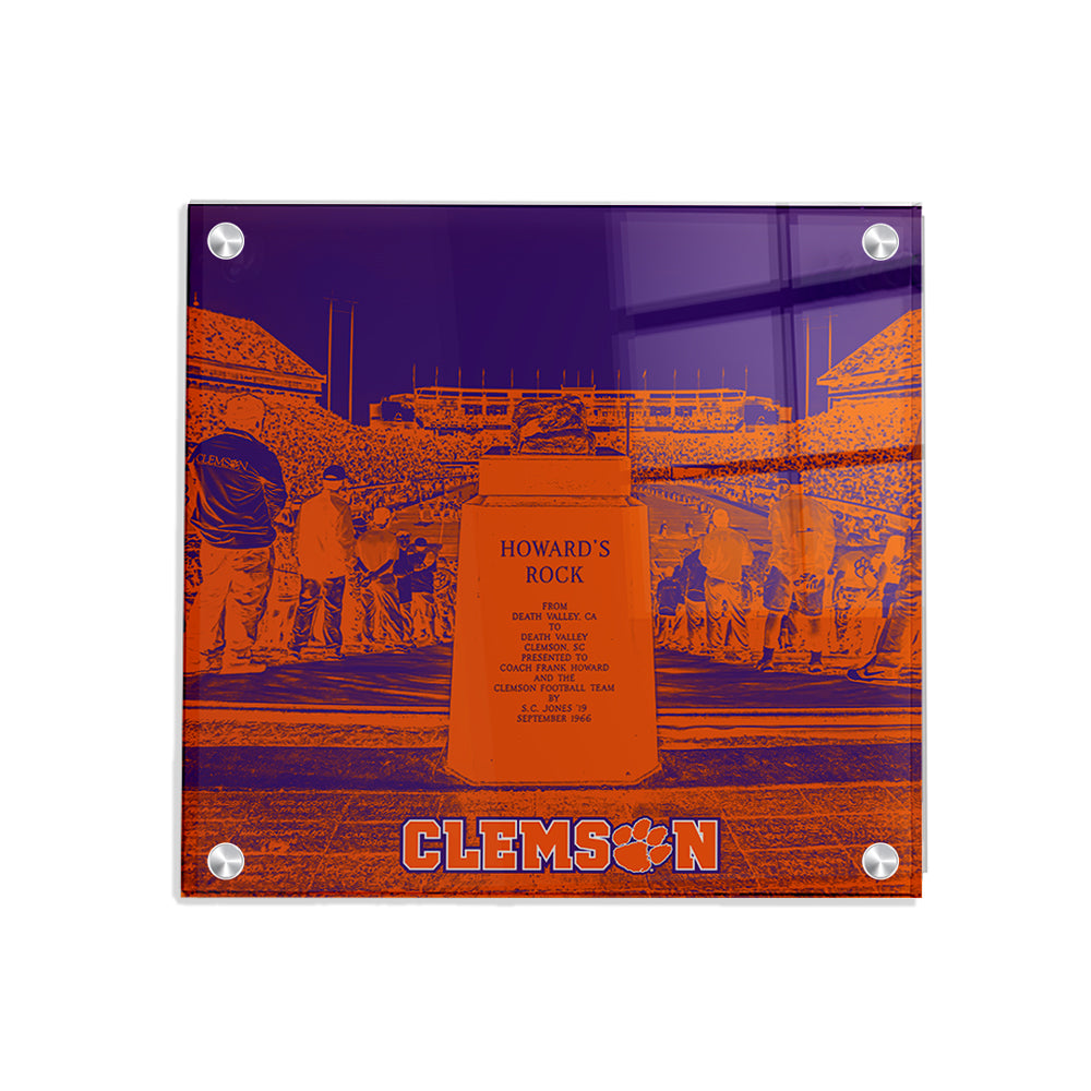 Clemson Tigers - Howards Rock - College Wall Art #Canvas