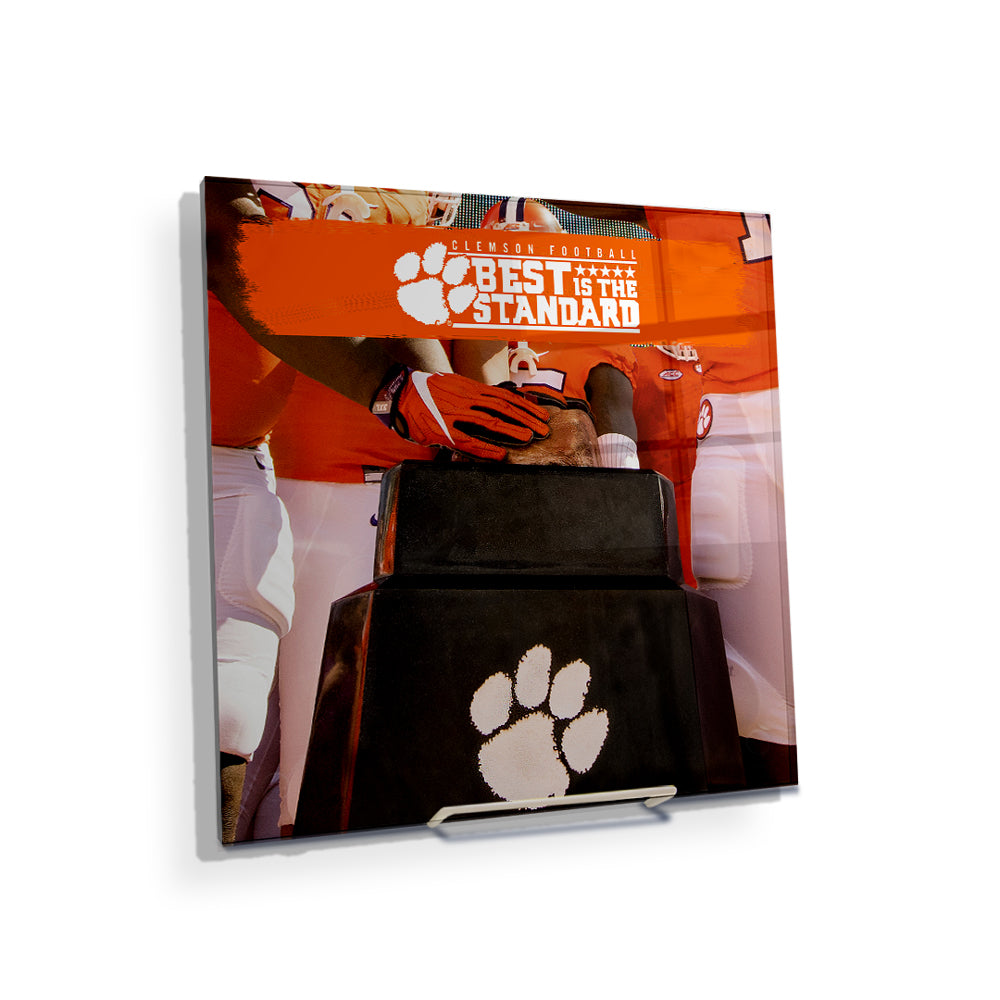 Clemson Tigers - Best is the Standard Howards Rock - College Wall Art #Canvas