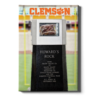 Clemson Tigers - Howards Rock - College Wall Art #Canvas