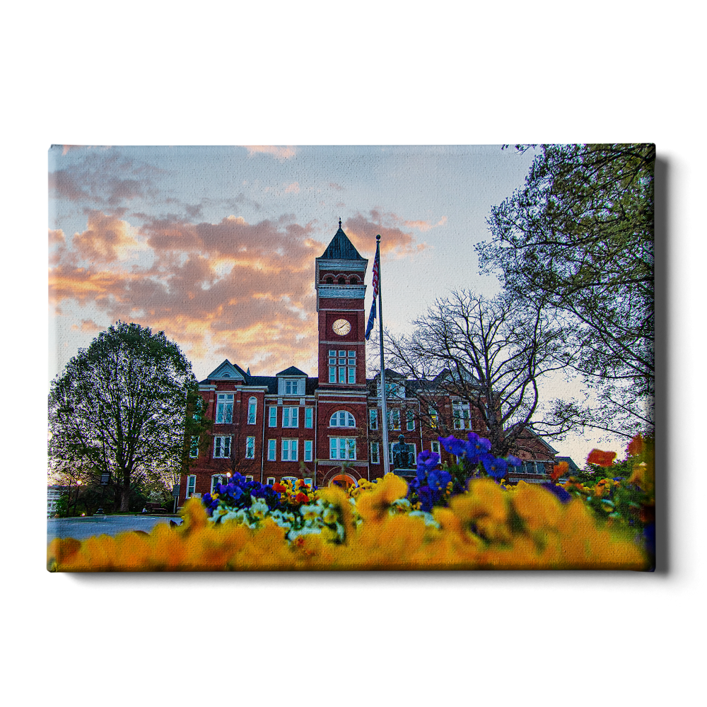 Clemson Tigers - Main Sunset - College Wall Art #Canvas