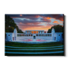 Clemson Tigers - Overlooking Cooper Library Sunset - College Wall Art #Canvas