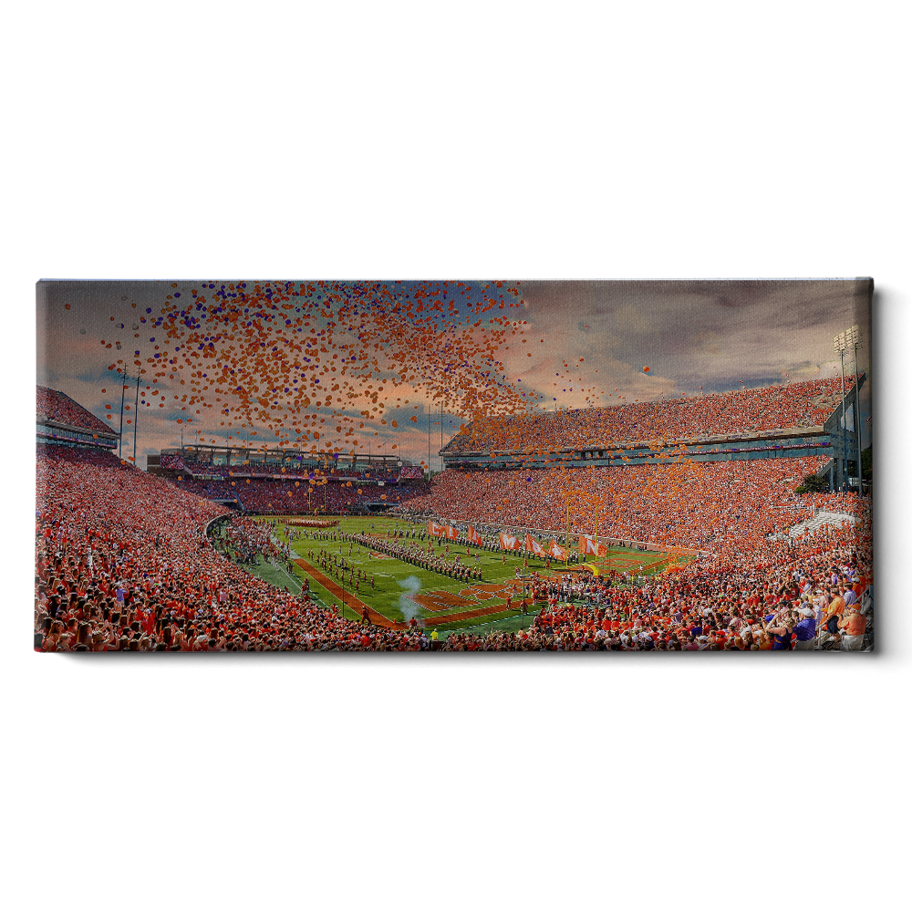 Clemson Tigers - Enter Clemson Pano - College Wall Art #Canvas