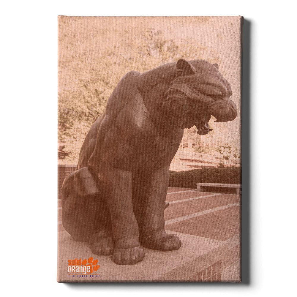 Clemson Tigers - More Solid Orange - College Wall Art #Canvas