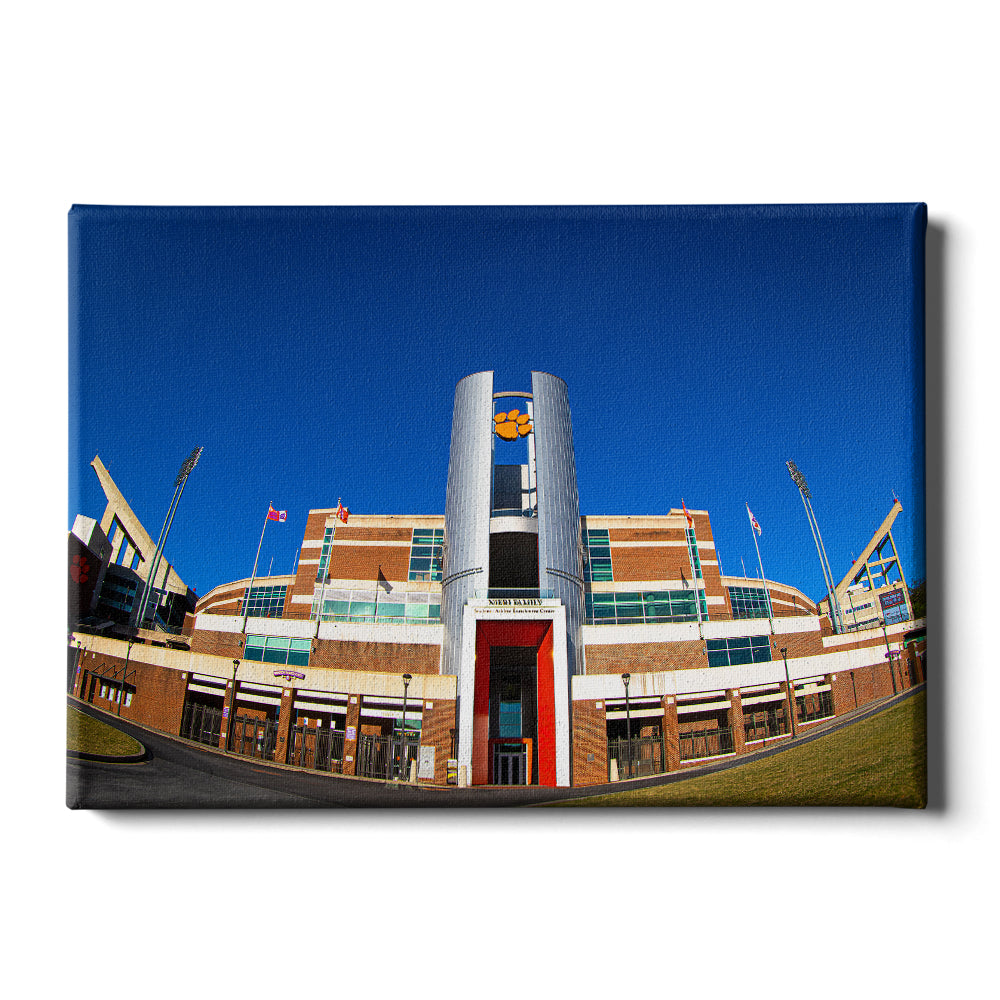 Clemson Tigers - Nieri Family Student Athletic Enrichment Center - College Wall Art #Canvas