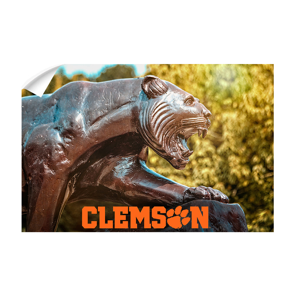 Clemson Tigers - Tigers Roars - College Wall Art #Canvas