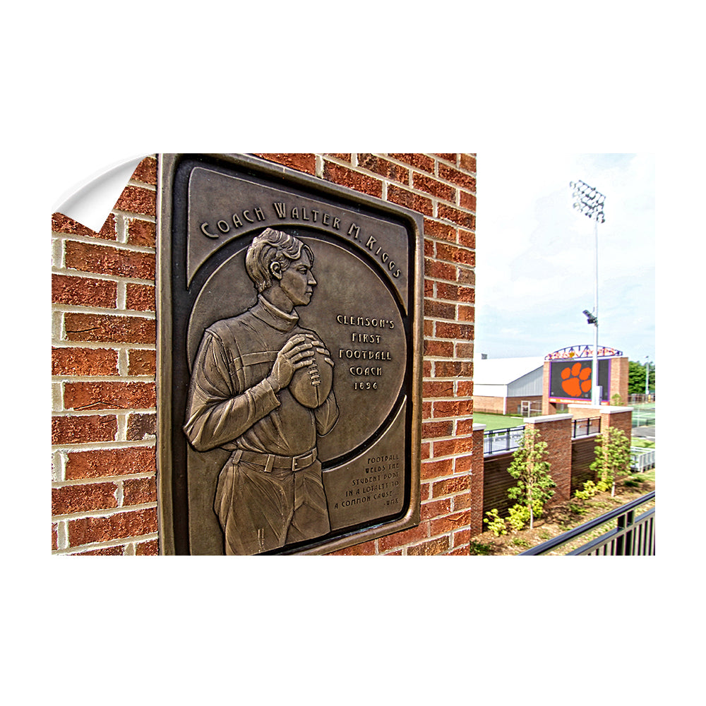 Clemson Tigers - Riggs - College Wall Art #Canvas