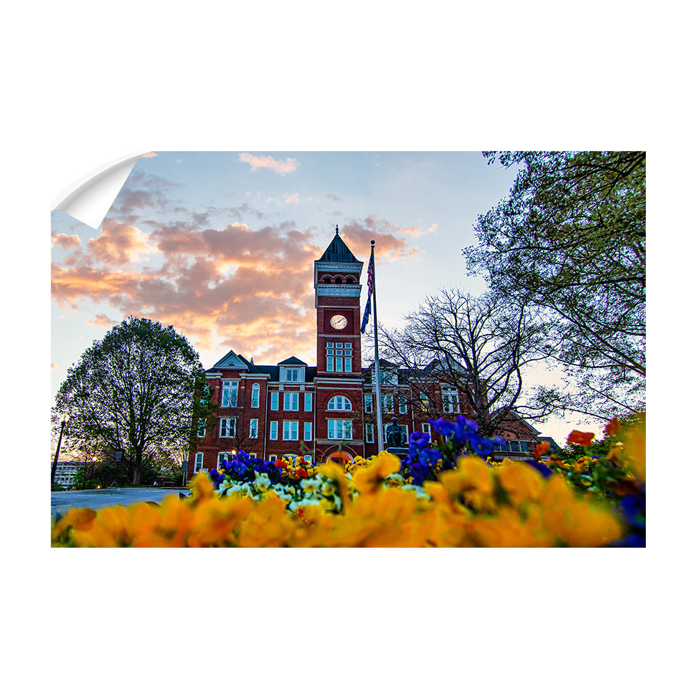 Clemson Tigers - Main Sunset - College Wall Art #Canvas