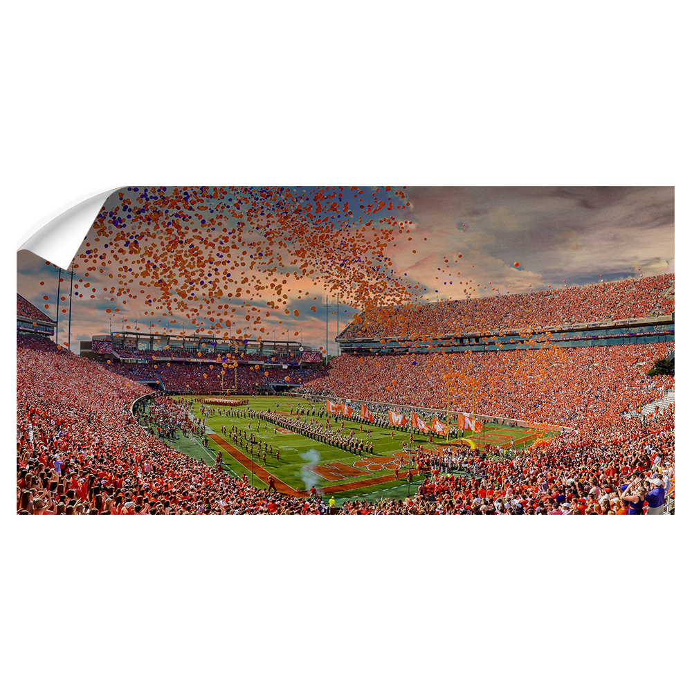 Clemson Tigers - Enter Clemson Pano - College Wall Art #Canvas