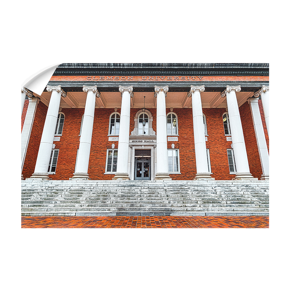 Clemson Tigers - Sikes Hall - College Wall Art #Canvas