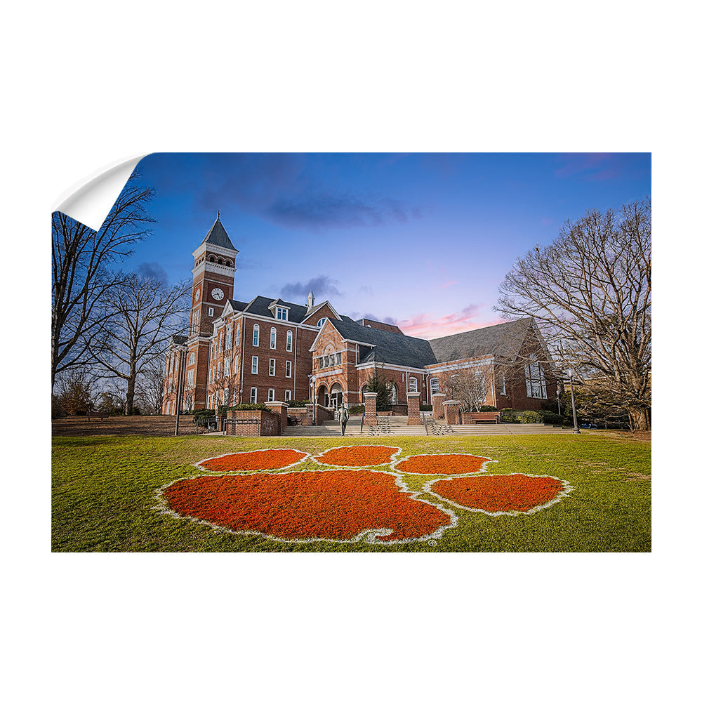 Clemson Tigers - Clemson Main - College Wall Art #Canvas