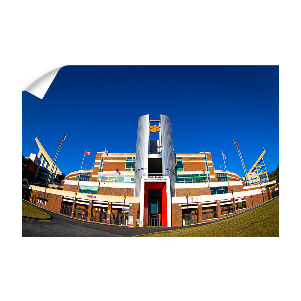 Clemson Tigers - Nieri Family Student Athletic Enrichment Center - College Wall Art #Canvas