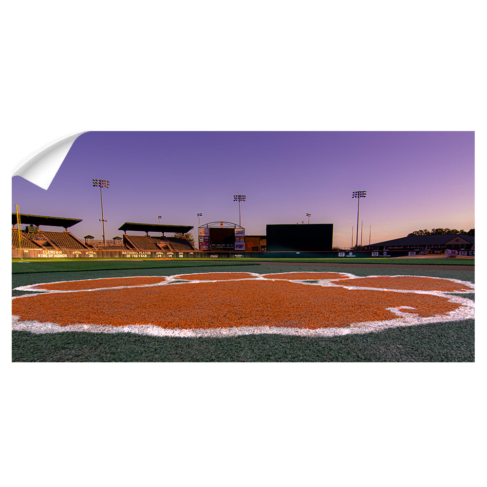 Clemson Tigers - Play Ball - College Wall Art #Canvas