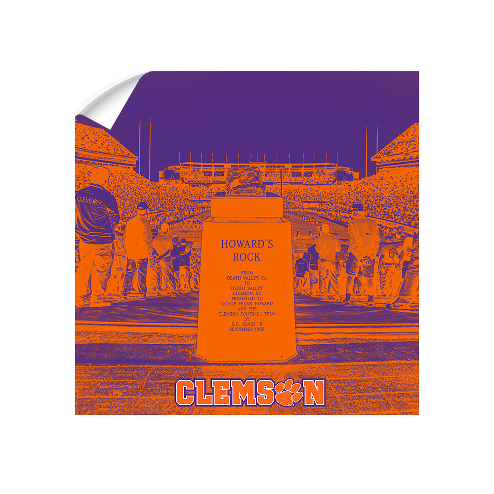 Clemson Tigers - Howards Rock - College Wall Art #Canvas