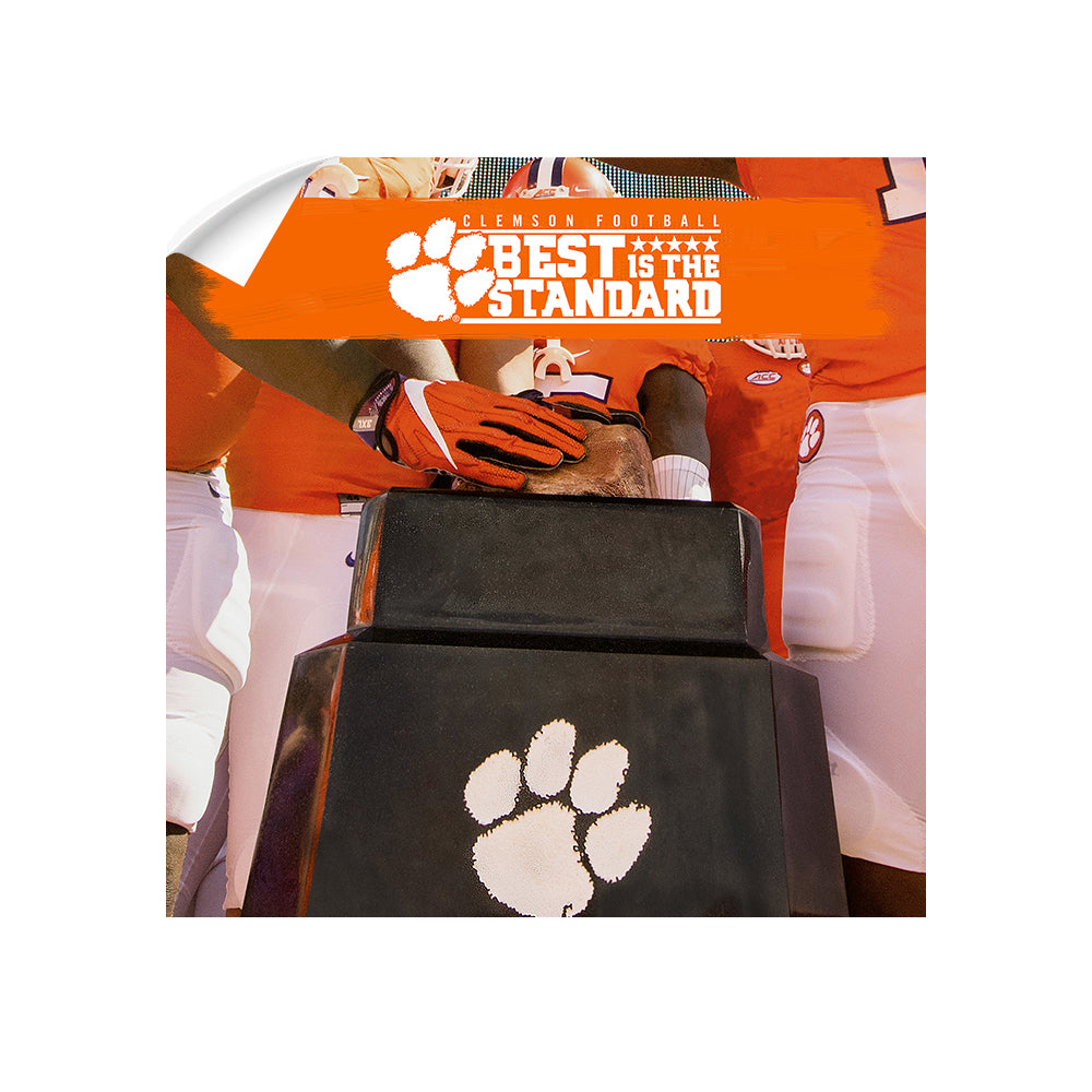 Clemson Tigers - Best is the Standard Howards Rock - College Wall Art #Canvas