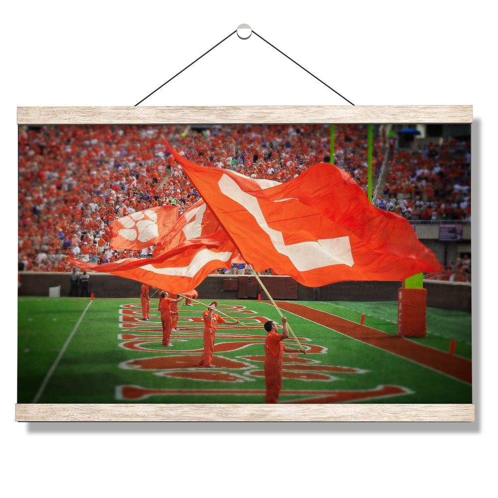Clemson Tigers - Clemson Score! - College Wall Art #Hanging Canvas
