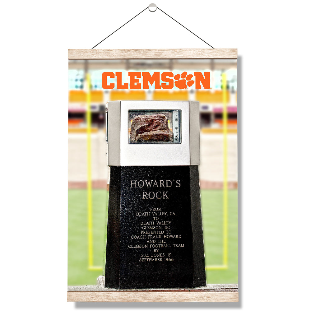 Clemson Tigers - Howards Rock - College Wall Art #Canvas