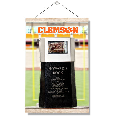 Clemson Tigers - Howards Rock - College Wall Art #Hanging Canvas