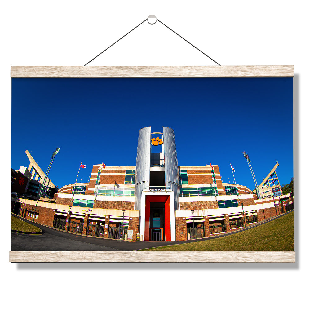 Clemson Tigers - Nieri Family Student Athletic Enrichment Center - College Wall Art #Canvas