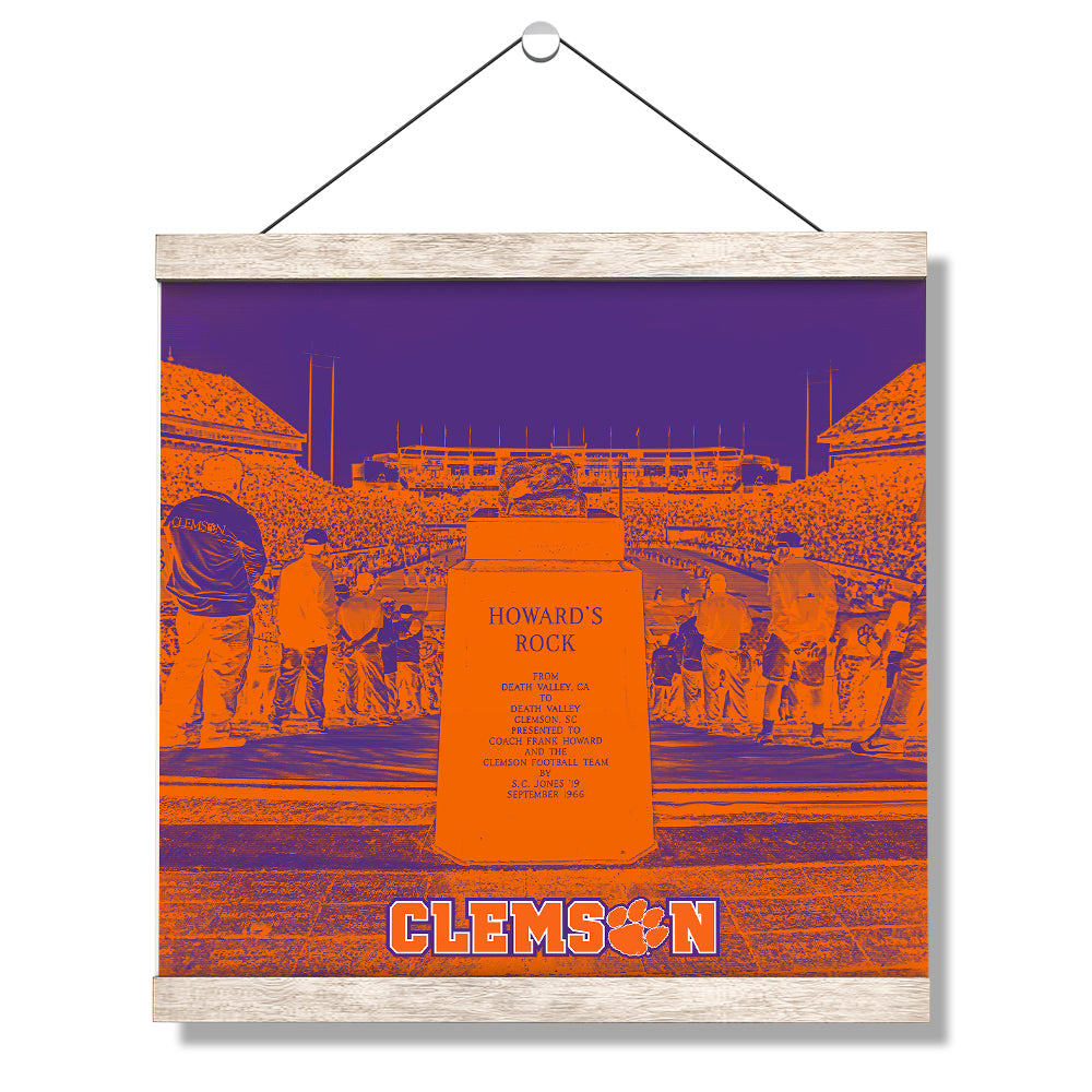 Clemson Tigers - Howards Rock - College Wall Art #Canvas