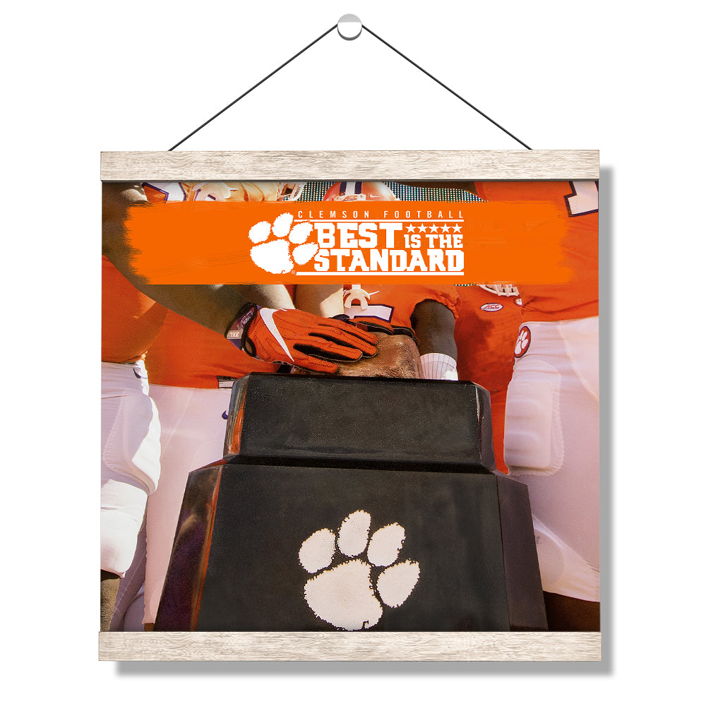 Clemson Tigers - Best is the Standard Howards Rock - College Wall Art #Canvas