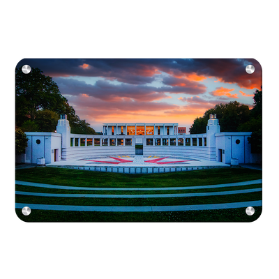 Clemson Tigers - Overlooking Cooper Library Sunset - College Wall Art #Metal