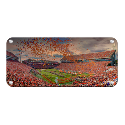 Clemson Tigers - Enter Clemson Pano - College Wall Art #Metal