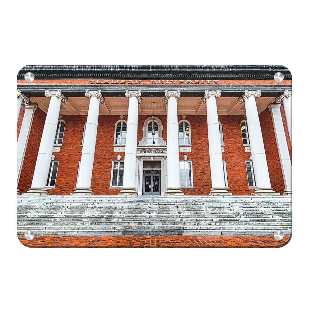 Clemson Tigers - Sikes Hall - College Wall Art #Canvas