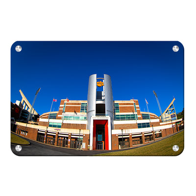 Clemson Tigers - Nieri Family Student Athletic Enrichment Center - College Wall Art #Metal