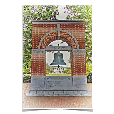 Clemson Tigers - Tillman Hall Bell - College Wall Art #Poster