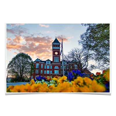 Clemson Tigers - Main Sunset - College Wall Art #Poster