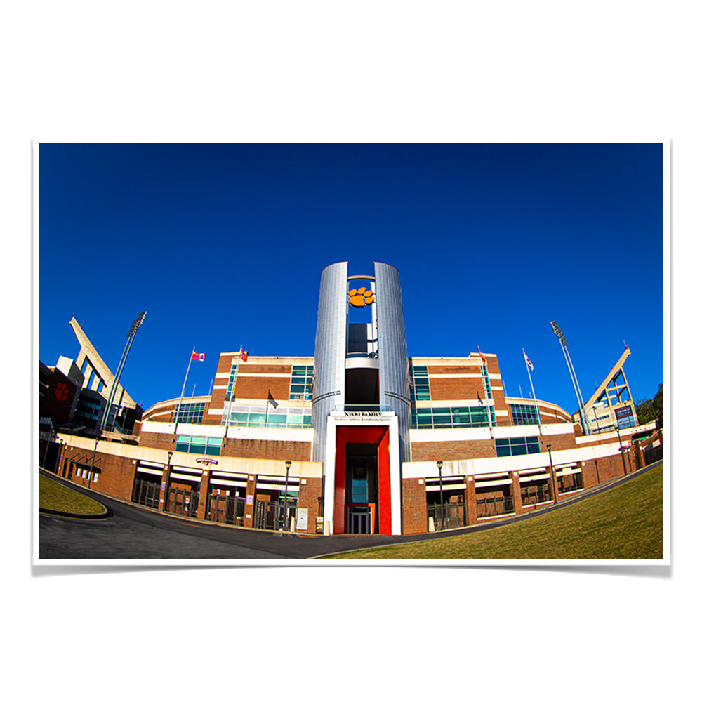 Clemson Tigers - Nieri Family Student Athletic Enrichment Center - College Wall Art #Canvas