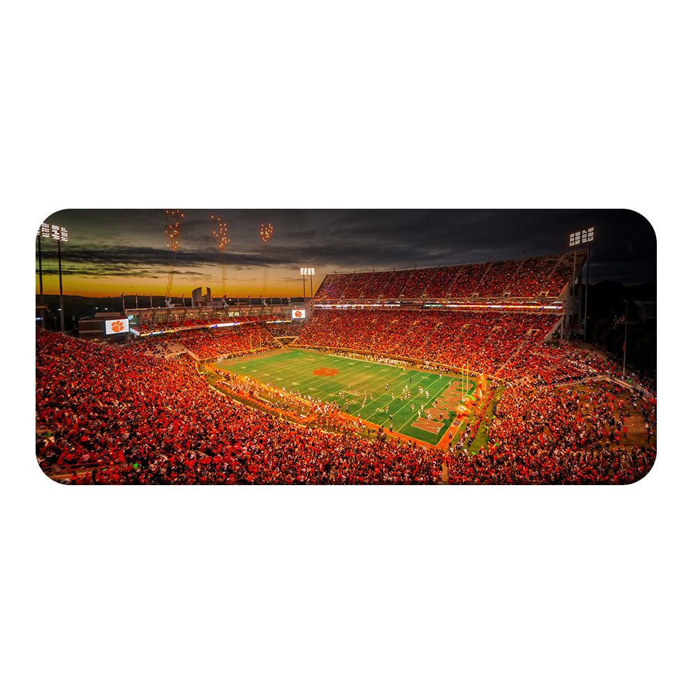 Clemson Tigers - Clemson Orange Pano - College Wall Art #Canvas