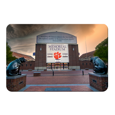 Clemson Tigers - Watchfull Eyes Sunset - College Wall Art #PVC