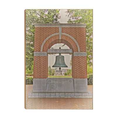 Clemson Tigers - Tillman Hall Bell - College Wall Art #Wood