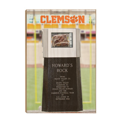 Clemson Tigers - Howards Rock - College Wall Art #Wood