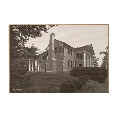 Clemson Tigers - Ft. Hill Plantation - College Wall Art #Wood